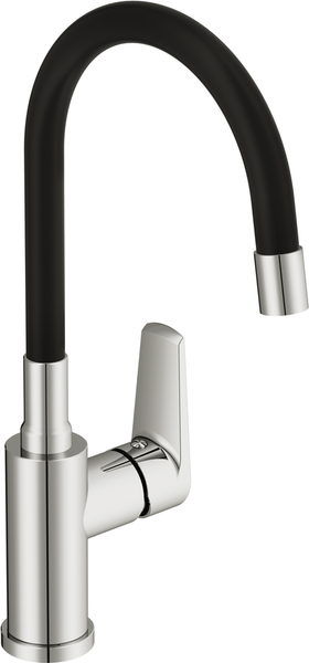 Смеситель Cersanit Moduo однорычажный с гибким изливом / 64842