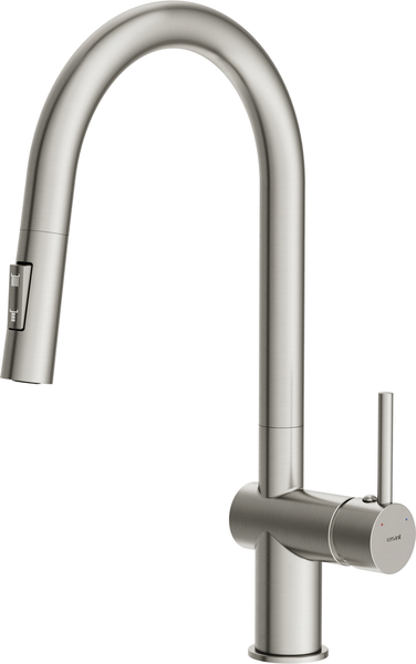 Смеситель Cersanit Brasko однорычажный с выдвижным изливом / 68226 - фото