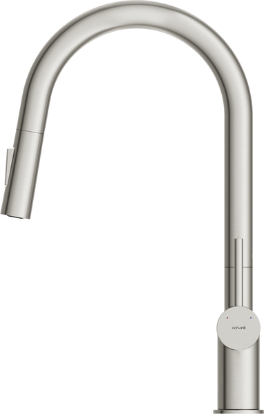 Смеситель Cersanit Brasko однорычажный с выдвижным изливом / 68226