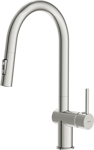 Смеситель Cersanit Brasko однорычажный с выдвижным изливом / 64841 - фото