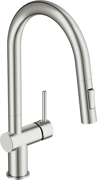 Смеситель Cersanit Brasko однорычажный с выдвижным изливом / 64841