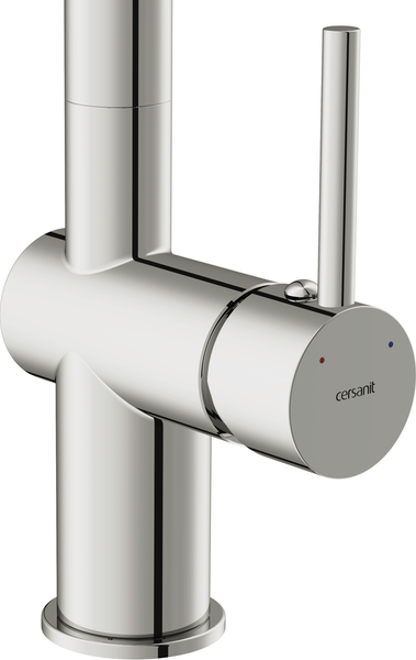 Смеситель Cersanit Brasko однорычажный с выдвижным изливом / 64841