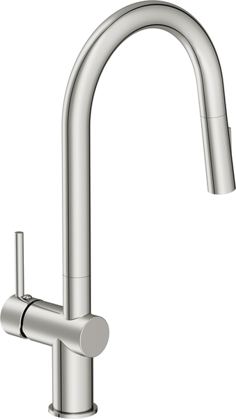 Смеситель Cersanit Brasko однорычажный с выдвижным изливом / 64841