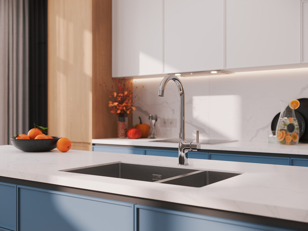 Смеситель Cersanit Elio однорычажный / 64863