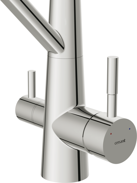 Смеситель Cersanit Vivo однорычажный с фильтром с гибким изливом / 68217