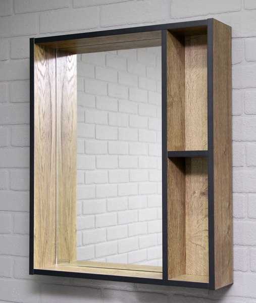Шкаф с зеркалом для ванной Домино Alfa 60 / DA6103HZ