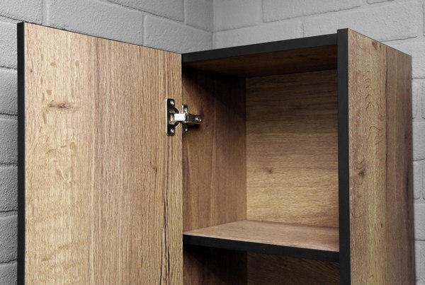 Шкаф-пенал для ванной Домино Alfa 35 без ящика / DA6101P