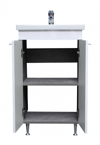 Тумба под умывальник Айсберг Como 50 Промо без ящика DP2616T