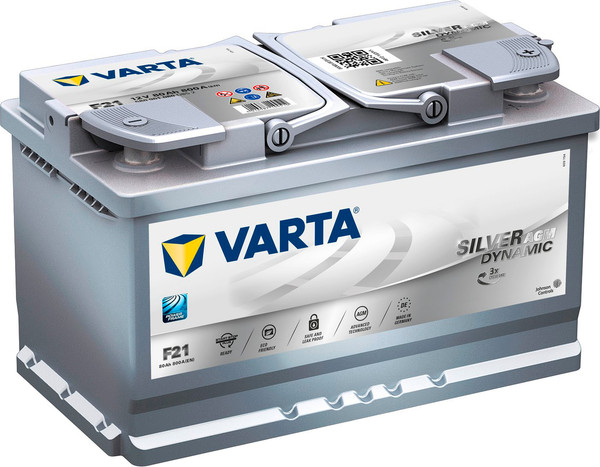 Автомобильный аккумулятор Varta AGM A6 80R L4 R+ - фото