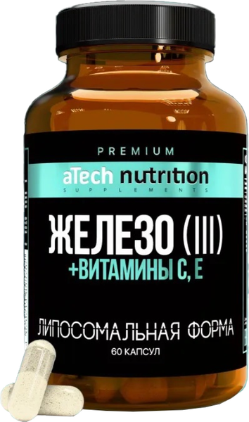 Минерал Atech Nutrition Iron Premium Liposomal Железо - фото