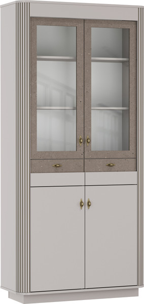 Шкаф с витриной Олмеко Фантазия 34.05 - фото