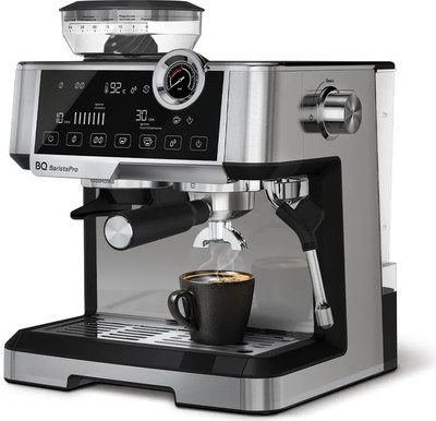 Кофеварка эспрессо BQ CM5002 (сталь/черный) - фото
