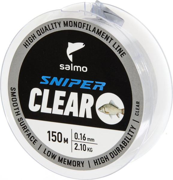 Леска монофильная Salmo Sniper Crucian Clear 150/016 / 4018-016 - фото