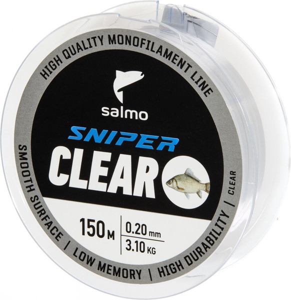 Леска монофильная Salmo Sniper Crucian Clear 150/020 / 4018-020 - фото