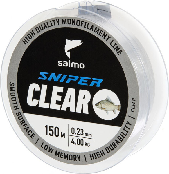 Леска монофильная Salmo Sniper Crucian Clear 150/023 / 4018-023 - фото