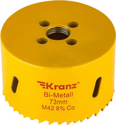 Коронка Kranz Bimetal 73мм / KR-92-0261