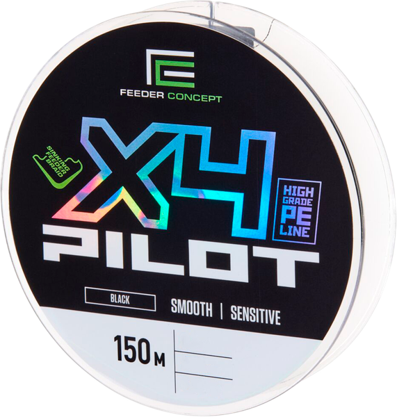 Леска плетеная Feeder Concept Pilot x4 Braid Black 150/012 / FC4890-012 - фото