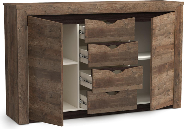 Тумба Олмеко Лючия 33.19 (кейптаун/венге/белый)