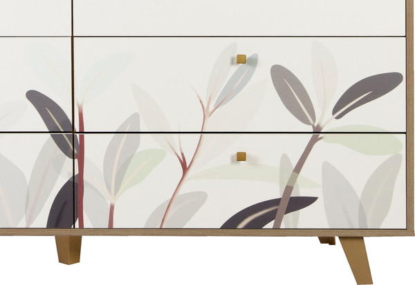 Комод Олмеко Адажио 56.02 (дуб сонома/белый)