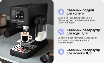 Кофеварка эспрессо Zigmund & Shtain ZCM-882