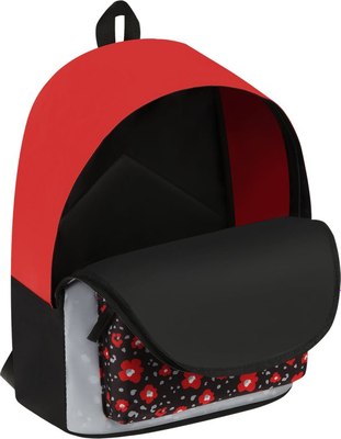 Школьный рюкзак ArtSpace Street. Black Cat With Flowers / Sch_Str65511