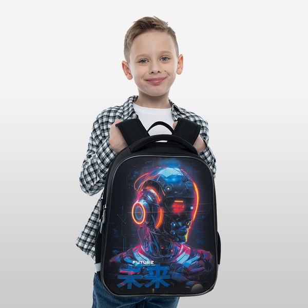 Школьный рюкзак Berlingo Expert Mini. Cyberpunk / RU-EXM-1107