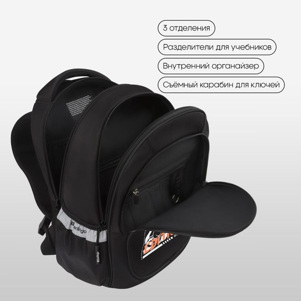 Школьный рюкзак Berlingo Modern. Glow Teddy / RU-MD-1135