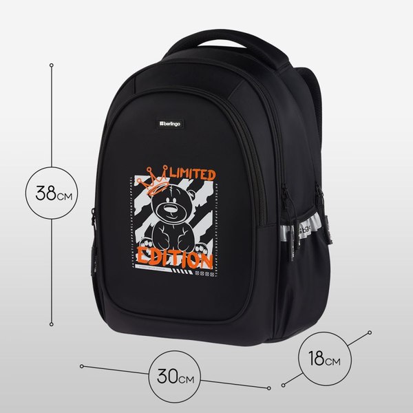 Школьный рюкзак Berlingo Modern. Glow Teddy / RU-MD-1135