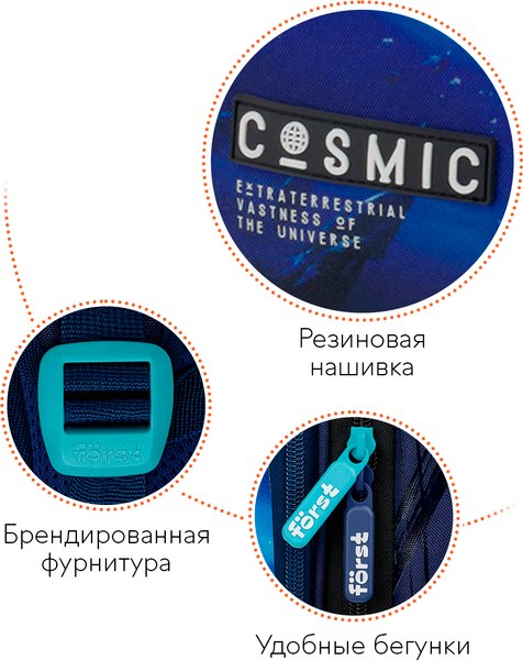 Школьный рюкзак Forst F-Top. Cosmic / FT-RY-012514