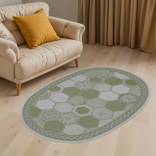 Циновка Витебские ковры Овал 24 sz4578a1o - фото