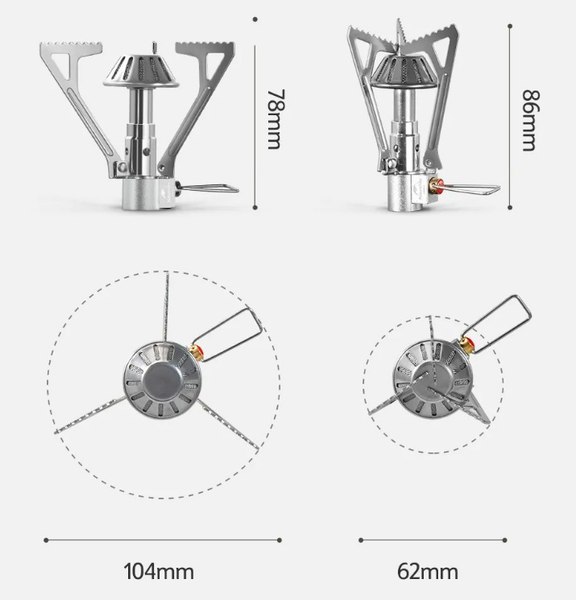 Горелка туристическая Naturehike NH21RJ004-SI