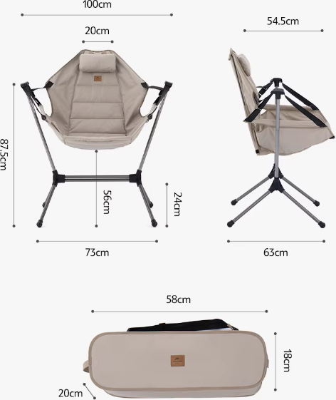 Кресло складное Naturehike NH21JJ004-SST