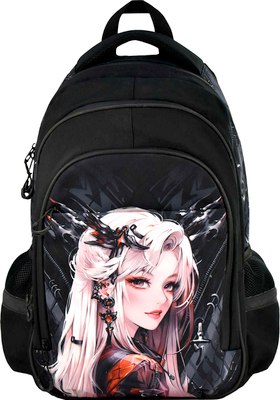 Школьный рюкзак Феникс+ Девушка панк / 68253 - фото