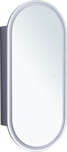 Шкаф с зеркалом для ванной Aquanet Монте 40x90 Led / 344786 - фото