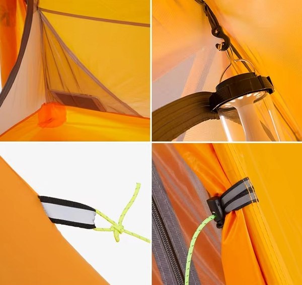 Палатка Naturehike Cycling Si / NH18A095-D-AYE (янтарный)
