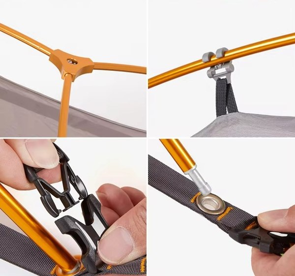 Палатка Naturehike Cycling Si / NH18A095-D-AYE (янтарный)