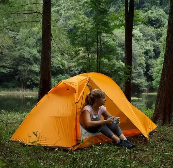 Палатка Naturehike Cycling Si / NH18A095-D-AYE (янтарный)