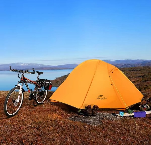 Палатка Naturehike Cycling Si / NH18A095-D-AYE (янтарный)