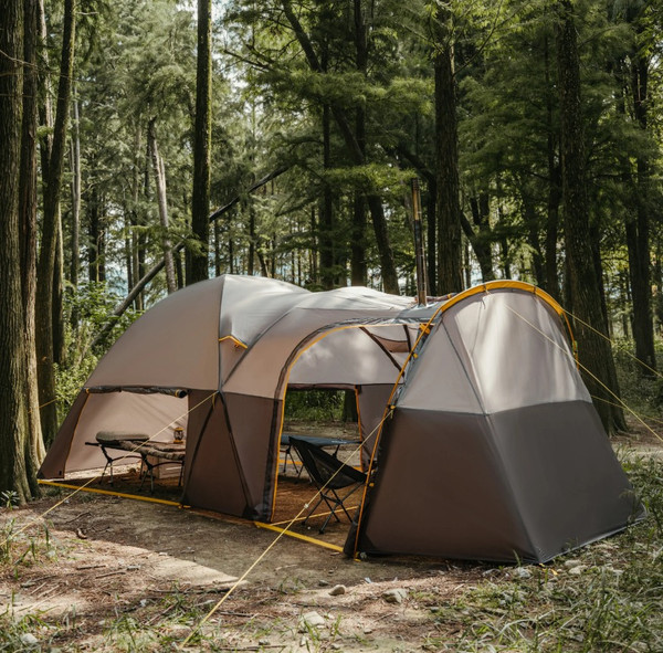 Палатка Naturehike Kota 6 / CNK2450WS031-6LBG (серый/коричневый)