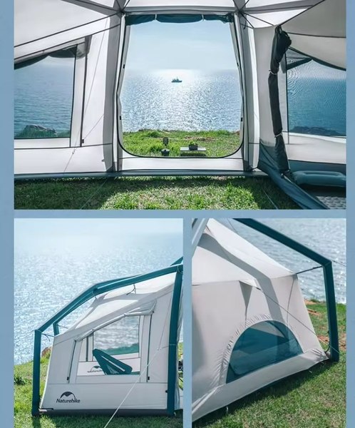 Палатка Naturehike Lingfeng Air 12.0 / CNK2300ZP012-12BLW (белый/голубой)