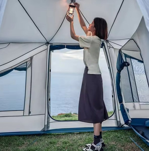 Палатка Naturehike Lingfeng Air 12.0 / CNK2300ZP012-12BLW (белый/голубой)