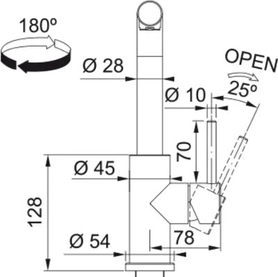 Смеситель Franke Smart Glenda 115.0706.985