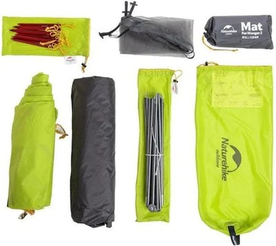 Палатка Naturehike Mongar Si / NH17T007-M-DGRSGRE (зеленый)