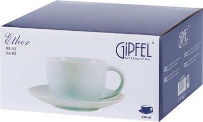 Чашка с блюдцем Gipfel Ether 52223