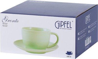 Чашка с блюдцем Gipfel Gronte 52235