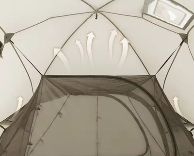 Палатка Naturehike Shan DI / CNK2300ZP017-G (коричневый)