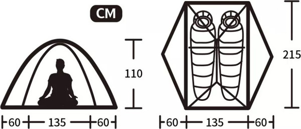 Палатка Naturehike Star-river Si / NH17T012-T-DGR (зеленый)