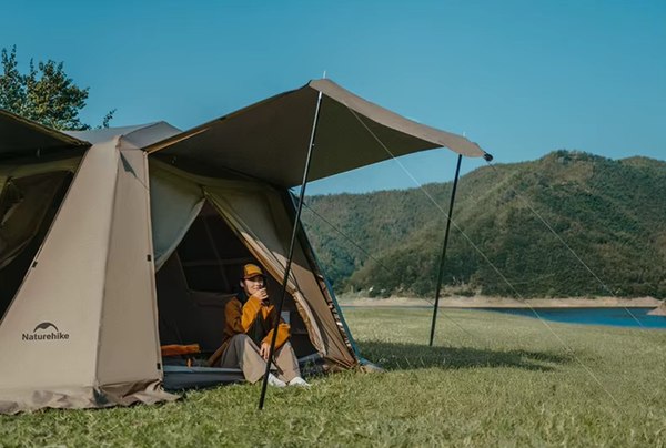 Палатка Naturehike Village 13 Ultimate Edition / CNH22ZP004-BRTB (коричневый)