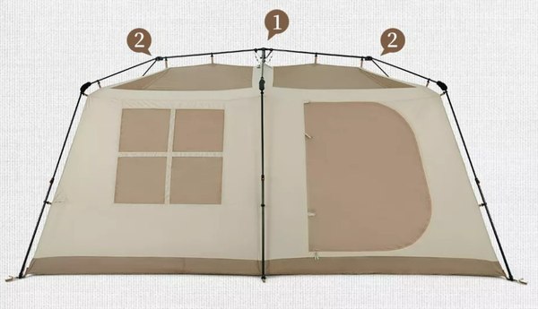 Палатка Naturehike Village 13 / CNH22ZP004-BR