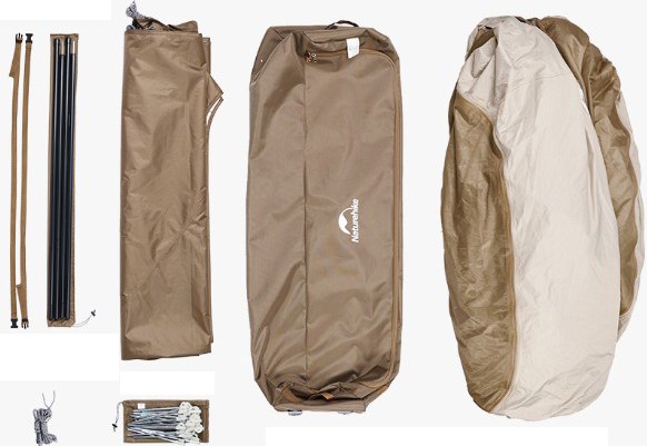 Палатка Naturehike Village 17 / CNH22ZP021-BR (коричневый)